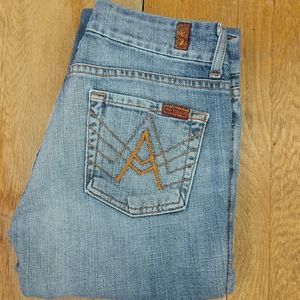 7For All Mankind flare jeans size 25